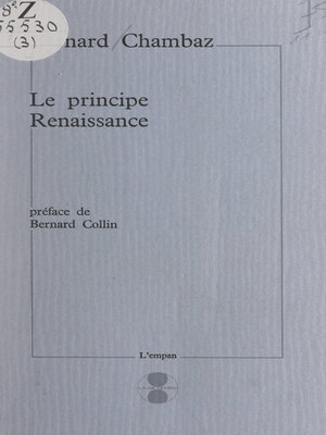 cover image of Le principe Renaissance